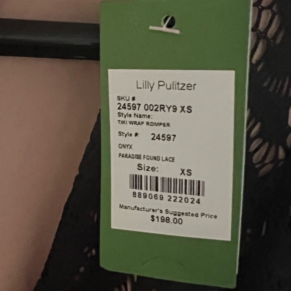 Lilly Pulitzer NWT | Lace Tiki Wrap Romper Dress - Picture 13 of 15
